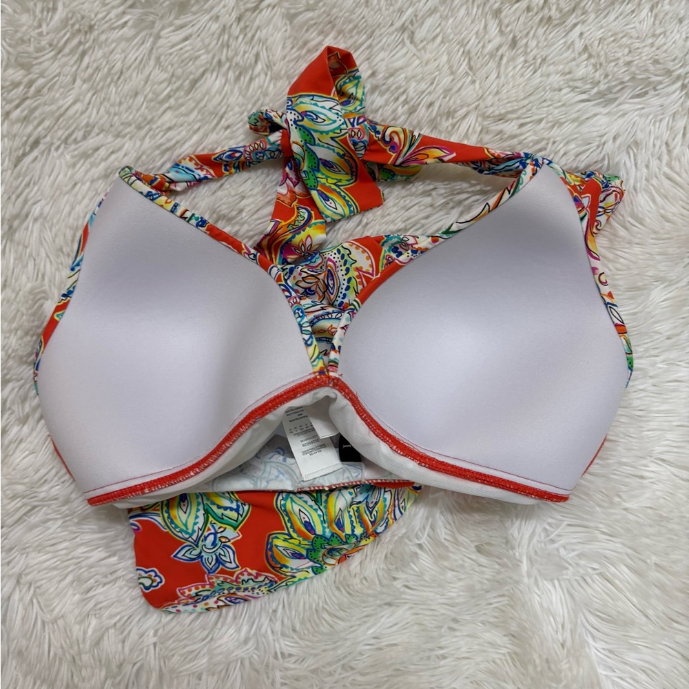 Ralph Lauren Red Paisley Halter Top - Picture 7 of 7